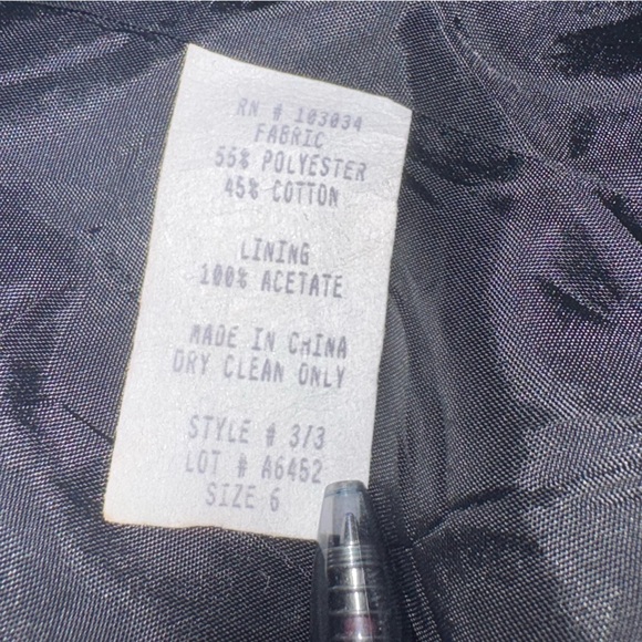 Vintage Giancarlo Ferrari Jungle Print Blazer Zip Up Jacket size 6 - Picture 13 of 16